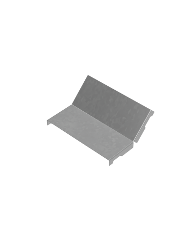 Крышка внутреннего вертикального угла 45 гр. 150 мм ПЛЮС HD85 КМ-профиль (KNLplus45-150 HD85) в Хасавюрте Аксессуары для лотков Pintop.ru