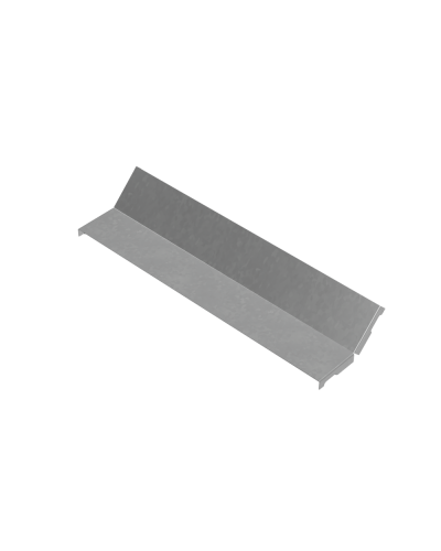 Крышка внутреннего вертикального угла 45 гр. 400 мм ПЛЮС HD КМ-Профиль (KNLplus45-400 HD) в Хасавюрте Аксессуары для лотков Pintop.ru