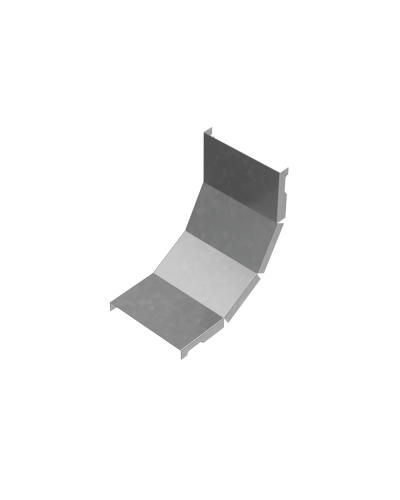 Крышка внутреннего вертикального угла 90 гр. 100 мм ПЛЮС INOX304 КМ-Профиль (KNLplus90-100 INOX304) в Хасавюрте Аксессуары для лотков Pintop.ru