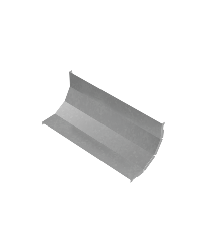 Крышка внутреннего вертикального угла 90 гр. 400 мм ПЛЮС КМ-Профиль (KNLplus90-400) в Хасавюрте Аксессуары для лотков Pintop.ru