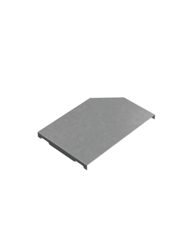 Крышка переходника левого 150-200 мм ПЛЮС КМ-Профиль (KPDplus150-200-L) в Хасавюрте Аксессуары для лотков Pintop.ru