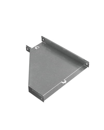 Переходник правый 50х150-400 мм ПЛЮC INOX304 КМ-Профиль (PDplus50-150-400-R INOX304) в Хасавюрте Аксессуары для лотков Pintop.ru