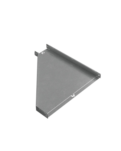 Переходник правый 50х150-600 мм ПЛЮC INOX304 КМ-Профиль (PDplus50-150-600-R INOX304) в Хасавюрте Аксессуары для лотков Pintop.ru