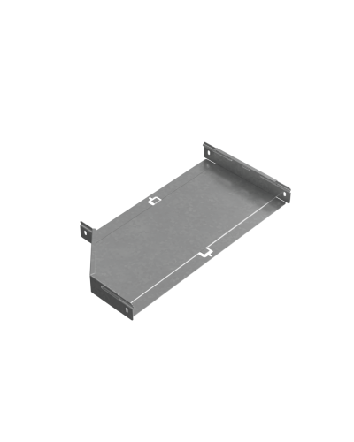 Переходник правый 50х400-500 мм ПЛЮC INOX304 КМ-Профиль (PDplus50-400-500-R INOX304) в Хасавюрте Аксессуары для лотков Pintop.ru