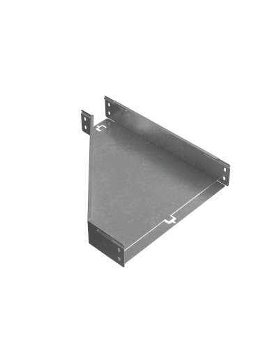 Переходник правый 80х100-400 мм ПЛЮC INOX304 КМ-Профиль (PDplus80-100-400-R INOX304) в Хасавюрте Аксессуары для лотков Pintop.ru