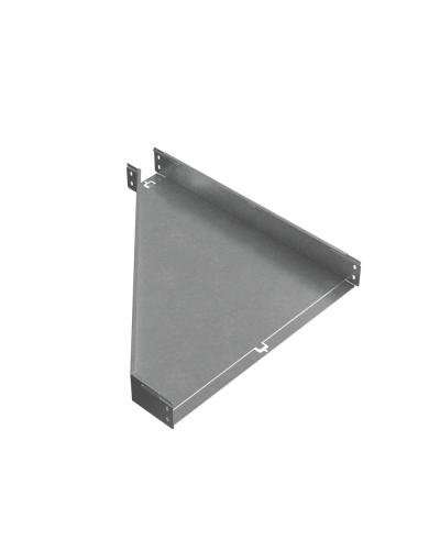 Переходник правый 80х100-600 мм ПЛЮС КМ-Профиль (PDplus80-100-600-R) в Хасавюрте Аксессуары для лотков Pintop.ru