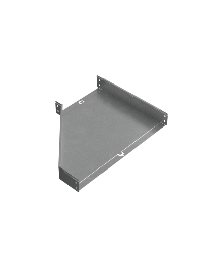 Переходник правый 80х300-600 мм ПЛЮC INOX304 КМ-Профиль (PDplus80-300-600-R INOX304) в Хасавюрте Аксессуары для лотков Pintop.ru