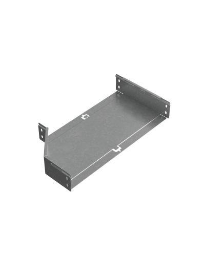 Переходник правый 80х400-500 мм ПЛЮC INOX304 КМ-Профиль (PDplus80-400-500-R INOX304) в Хасавюрте Аксессуары для лотков Pintop.ru