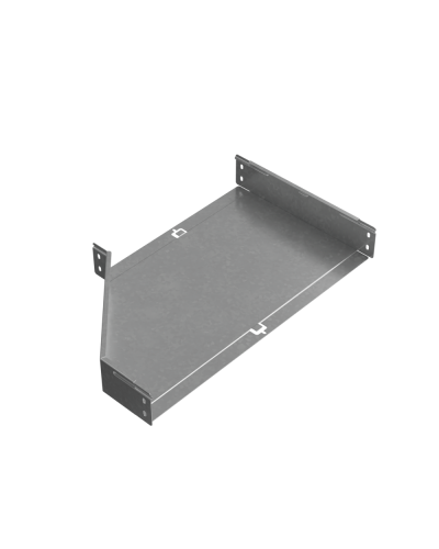 Переходник правый 80х400-600 мм ПЛЮC INOX304 КМ-Профиль (PDplus80-400-600-R INOX304) в Хасавюрте Аксессуары для лотков Pintop.ru