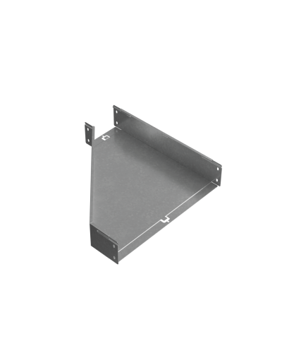 Переходник правый 100х150-500 мм ПЛЮC INOX304 КМ-Профиль (PDplus100-150-500-R INOX304) в Хасавюрте Аксессуары для лотков Pintop.ru