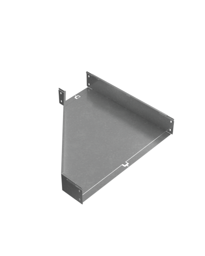 Переходник правый 100х200-600 мм ПЛЮС HD КМ-Профиль (PDplus100-200-600-R HD) в Хасавюрте Аксессуары для лотков Pintop.ru