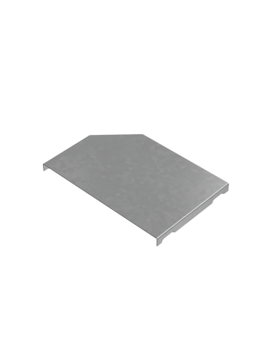 Крышка переходника правого 150-200 мм ПЛЮС КМ-Профиль (KPDplus150-200-R) в Хасавюрте Аксессуары для лотков Pintop.ru