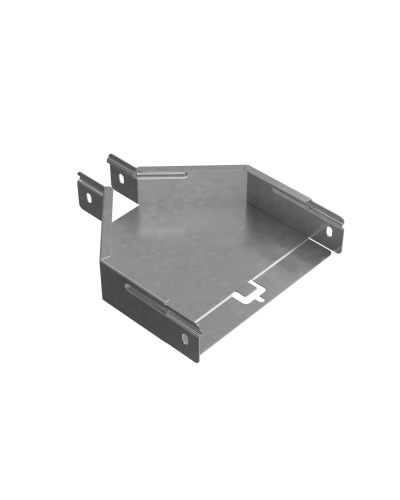 Переходник центральный 50х50-200 мм ПЛЮС INOX304 КМ-Профиль (PDplus50-50-200-C INOX304) в Хасавюрте Аксессуары для лотков Pintop.ru