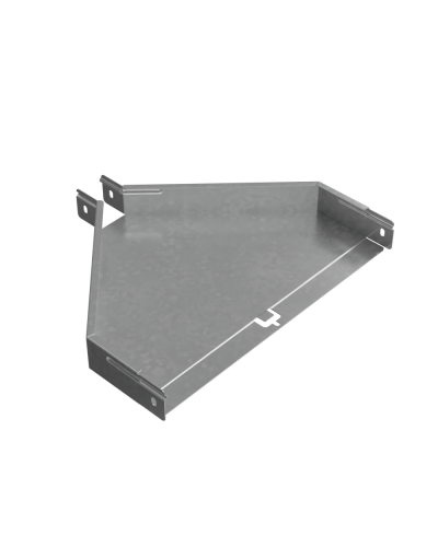 Переходник центральный 50х50-400 мм ПЛЮС HD КМ-Профиль (PDplus50-50-400-C HD) в Хасавюрте Аксессуары для лотков Pintop.ru