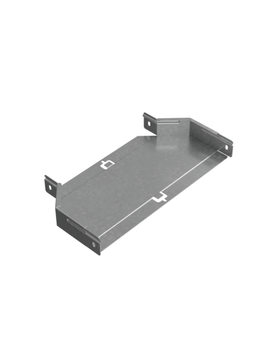 Переходник центральный 50х300-400 мм ПЛЮС INOX304 КМ-Профиль (PDplus50-300-400-C INOX304) в Хасавюрте Аксессуары для лотков Pintop.ru