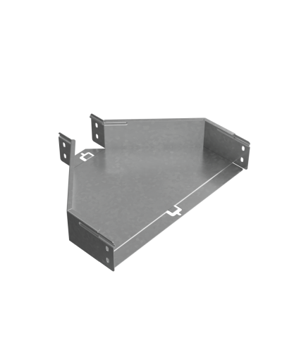 Переходник центральный 80х100-400 мм ПЛЮС INOX304 КМ-Профиль (PDplus80-100-400-C INOX304) в Хасавюрте Аксессуары для лотков Pintop.ru