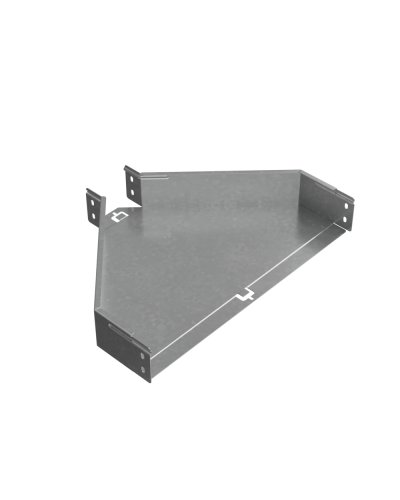 Переходник центральный 80х100-500 мм ПЛЮС INOX304 КМ-Профиль (PDplus80-100-500-C INOX304) в Хасавюрте Аксессуары для лотков Pintop.ru