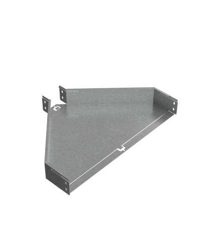 Переходник центральный 80х100-600 мм ПЛЮС INOX304 КМ-Профиль (PDplus80-100-600-C INOX304) в Хасавюрте Аксессуары для лотков Pintop.ru