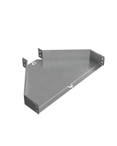 Переходник центральный 80х150-600 мм ПЛЮС INOX304 КМ-Профиль (PDplus80-150-600-C INOX304) в Хасавюрте Аксессуары для лотков Pintop.ru