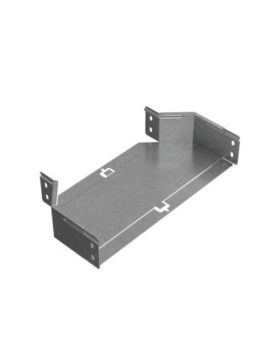 Переходник центральный 80х300-400 мм ПЛЮС HD85 КМ-профиль (PDplus80-300-400-C HD85) в Хасавюрте Аксессуары для лотков Pintop.ru