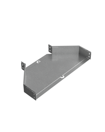 Переходник центральный 80х300-600 мм ПЛЮС INOX304 КМ-Профиль (PDplus80-300-600-C INOX304) в Хасавюрте Аксессуары для лотков Pintop.ru