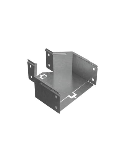 Переходник центральный 100х100-200 мм ПЛЮС HD85 КМ-профиль (PDplus100-100-200-C HD85) в Хасавюрте Аксессуары для лотков Pintop.ru