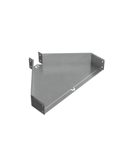 Переходник центральный 100х100-600 мм ПЛЮС КМ-Профиль (PDplus100-100-600-C) в Хасавюрте Аксессуары для лотков Pintop.ru