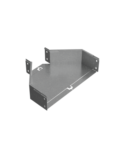 Переходник центральный 100х150-400 мм ПЛЮС КМ-Профиль (PDplus100-150-400-C) в Хасавюрте Аксессуары для лотков Pintop.ru