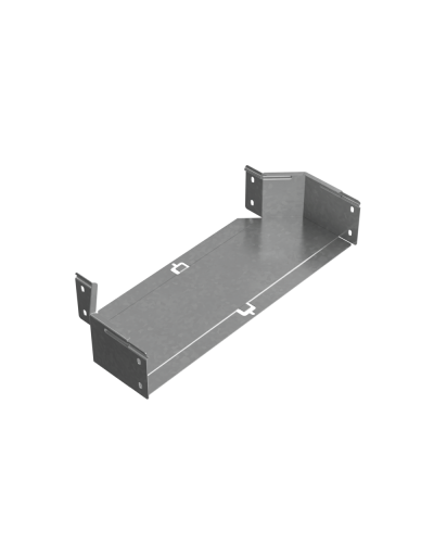 Переходник центральный 100х400-500 мм ПЛЮС INOX304 КМ-Профиль (PDplus100-400-500-C INOX304) в Хасавюрте Аксессуары для лотков Pintop.ru