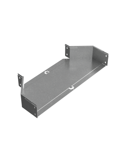 Переходник центральный 100х400-600 мм ПЛЮС INOX304 КМ-Профиль (PDplus100-400-600-C INOX304) в Хасавюрте Аксессуары для лотков Pintop.ru