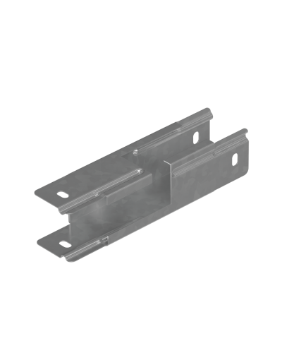 Поворот лотка по оси против часовой стрелке 50х50 мм ПЛЮС КМ-профиль (POLplus50-50) в Хасавюрте Аксессуары для лотков Pintop.ru