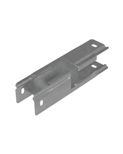 Поворот лотка по оси по часовой стрелке 50х50 мм ПЛЮС КМ-профиль (PORplus50-50) в Хасавюрте Аксессуары для лотков Pintop.ru