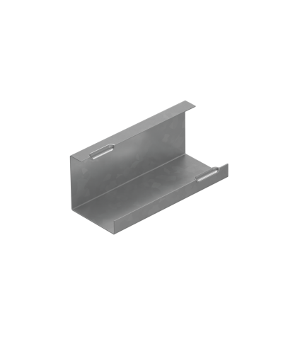 Крышка поворота лотка по оси против часовой стрелке 50 мм ПЛЮС КМ-профиль (KPOLplus50) в Хасавюрте Аксессуары для лотков Pintop.ru