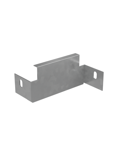 Переходник упрощенный 50х100 мм левый ПЛЮС INOX304 КМ-Профиль (PDLplus50-100 INOX304) в Хасавюрте Аксессуары для лотков Pintop.ru