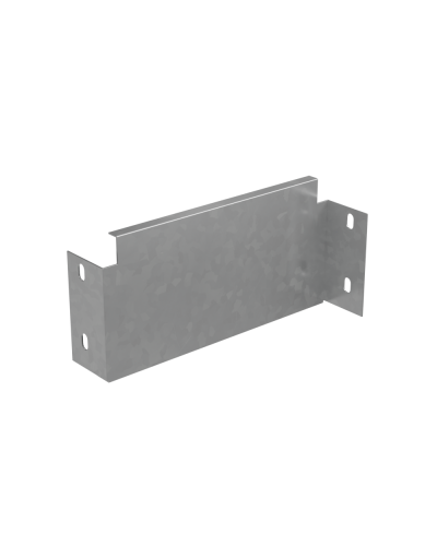 Переходник упрощенный 100х150 мм левый ПЛЮС INOX304 КМ-Профиль (PDLplus100-150 INOX304) в Хасавюрте Аксессуары для лотков Pintop.ru