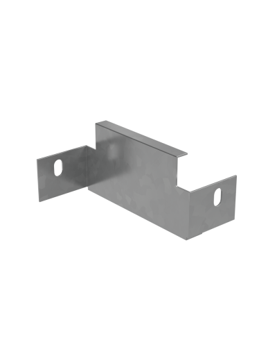 Переходник упрощенный 50х100 мм правый ПЛЮС INOX304 КМ-Профиль (PDPplus50-100 INOX304) в Хасавюрте Аксессуары для лотков Pintop.ru