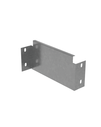 Переходник упрощенный 100х300 мм правый ПЛЮС INOX304 КМ-Профиль (PDPplus100-300 INOX304) в Хасавюрте Аксессуары для лотков Pintop.ru