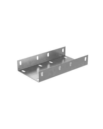 Соединительная пластина усиленная П-образная для лотка 50х150 мм ПЛЮС INOX304 КМ-Профиль (SPUplus50-150 INOX304) в Хасавюрте Аксессуары для лотков Pintop.ru