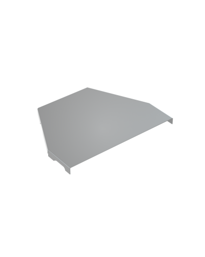 Крышка переходника центрального 100-200 мм КМ-Профиль (KPD100-200-C) в Хасавюрте Аксессуары для лотков Pintop.ru