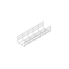 Проволочный лоток 100х500 L3000 мм INOX304 КМ-Профиль (PL100-500-3000 INOX304)
