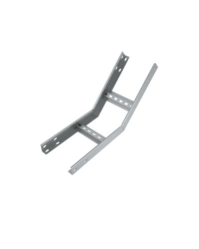 Угол лестничный вертикальный внутренний 45 гр. 80х500х1,2 мм Быстрый монтаж HD85 КМ-профиль (LNLS45-80-500-1.2 HD85) в Хасавюрте Аксессуары для лотков Pintop.ru