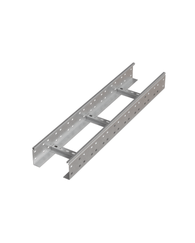 Лоток лестничный 100х300х1,5 L2000 мм INOX304 N КМ-Профиль (LL100-300-1.5-2000 INOX304 N) в Хасавюрте Кабельные лотки Pintop.ru