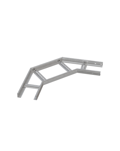 Угол лестничный горизонтальный 90 гр. 50х400х1,5 мм N КМ-профиль (LGL90-50-400-1.5 N) в Хасавюрте Аксессуары для лотков Pintop.ru