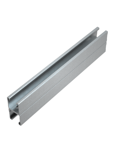 Страт-профиль двойной 41х41 L1700 мм s:1,5 HD КМ-Профиль (2STP41-41-1700 HD) в Хасавюрте Аксессуары для лотков Pintop.ru