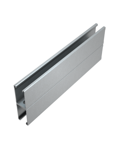 Страт-профиль двойной 41х72 L3500 мм s:1,5 HD85 КМ-профиль (2STP41-72-3500 HD85) в Хасавюрте Аксессуары для лотков Pintop.ru