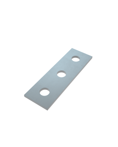 Пластина соединительная с 3 отверстиями 124 мм КМ-Профиль (PS-3) в Хасавюрте Аксессуары для лотков Pintop.ru