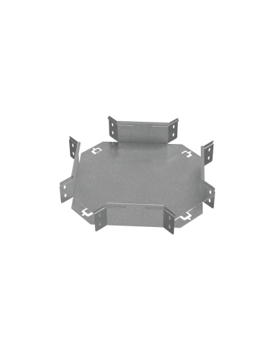 Х-разветвитель 80х150 мм ПЛЮС INOX304 КМ-Профиль (XDplus80-150 INOX304) в Хасавюрте Аксессуары для лотков Pintop.ru