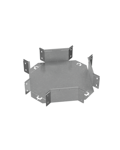 Х-разветвитель 100х150 мм ПЛЮС КМ-Профиль (XDplus100-150) в Хасавюрте Аксессуары для лотков Pintop.ru