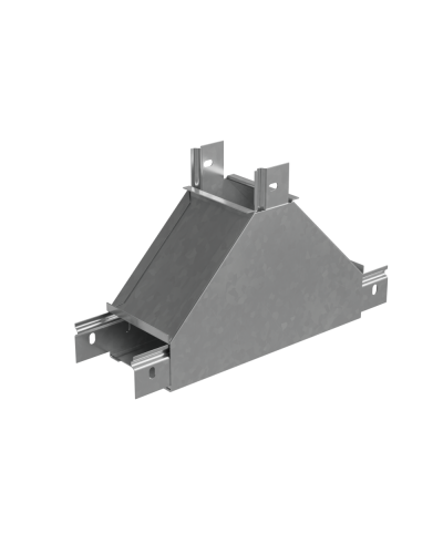 Т-отвод вертикальный вверх 50х500 мм ПЛЮС HD КМ-Профиль (TDNplus50-500 HD) в Хасавюрте Аксессуары для лотков Pintop.ru