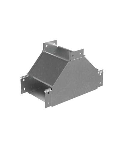 Т-отвод вертикальный вверх 100х100 мм ПЛЮС HD85 КМ-профиль (TDNplus100-100 HD85) в Хасавюрте Аксессуары для лотков Pintop.ru